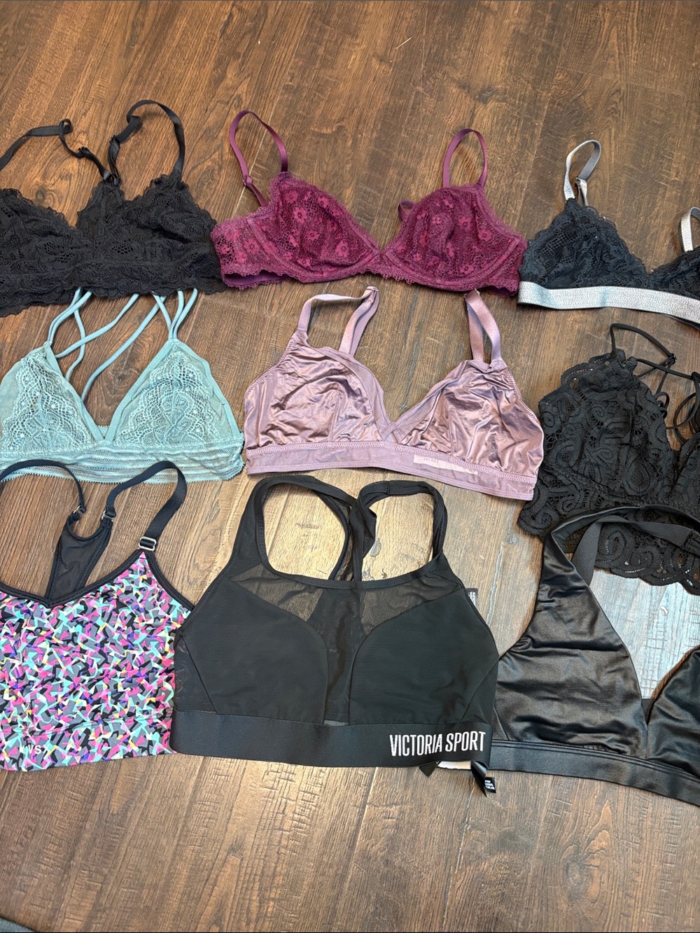 Victoria secret bra/ sports bra 9 set women’s small